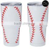 Wholesale Stocked Baseball 30oz Tumbler thumbnail-1