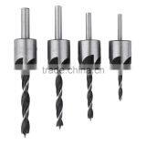 4 Pcs HSS Flute Countersink Drill Bit Set Screw Woodworking Chamfer Tool 3-6mm Hot Search thumbnail-1