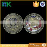Cheap Price Power of positive leadrship Navy Collectible USN Chief Challenge Coin for Sale