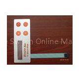 Thin Film 4 Keys LED Membrane Switch 0.05-1.0mm With 3M Adhesive thumbnail-1
