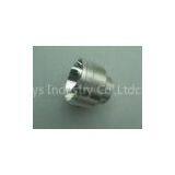 Customized 52mm Aluminum Led Flashlight Reflector With 7mm Bottom Hole For Cree Series