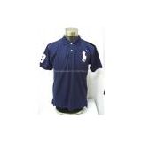 NWT Men's Polo Shirt, Big Pony, 100% cotton, Navy Blue, Short Sleeve, Size M