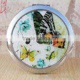 Butterfly Compact Cosmetic Makeup Round Handbag Purse Pocket Mirror thumbnail-5