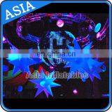 Festival Decor Led Light Inflatable Star / Hanging Lighting Star For Decoration