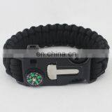 Emergency Rope Buckle Kits Men's Survival Bracelets Rescue Cord Parachute Cord Wristbands thumbnail-5