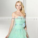 Gorgeous Strapless Sleeveless Lace-Up Organza Ruffles Gradient Color Ball Gown Prom Dresses SD362 thumbnail-6