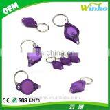 Winho Wholesales Plastic Mini Led Keychain Micro Light With White Beam