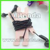 Custom Soft Cartoon Figure Animal Flower Food Cable Tidy thumbnail-5