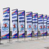 Block flying banner, Block flag banner, custom straight flags, promotional flag banners