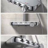 NEW Promotion Rain Shower Sets With Bracket Chrome Colour 3 Functions Foshan Factory thumbnail-4