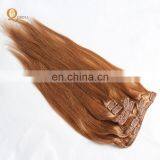 Factory Direct OEM 120 160 220 260grams Set Double Drawn Clip in Hair Extension Full Head Set thumbnail-4