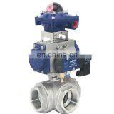 Electric Plastic UPVC Ball Valve With PVC thumbnail-6