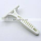 Portable Handle Dog Grooming Brush Double-rowed Teeth Needles Pets Fur Remover Comb thumbnail-1