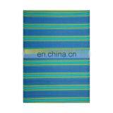 Indoor or Patio Medium Rug Blue Outdoor Stripe Pattern thumbnail-2