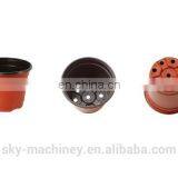 Cheap Plastic Double Colour Flower Pot thumbnail-3