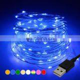 LED String Lights 10M USB Waterproof Copper Wire Fairy Twinkle Lights For Christmas Holiday Decoration thumbnail-5