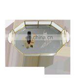 Copper Frame Mirror Jewelry Tray With Handles thumbnail-5