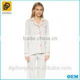 Hot Sales Organic Cotton Long Sleepwear 2016 New Arrival Pajamas thumbnail-2