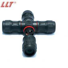 Llt  L25 Ip67 Ip68 Waterproof 2 3 4 Pin High Power Screw Fixing Cross Waterproof 3pin Connector