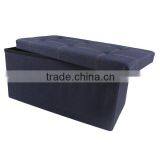 Collapsable Nice Decor Flat Fold Storage Ottoman thumbnail-2