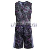 Custom High Quality Mesh Fabric Camo Pink Basketball Jersey for Women thumbnail-6