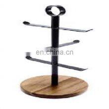 Wooden & Iron Mug Stand