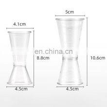 Japanese Style Premium Standard Double Side Cocktail Bar Custom Measure Plastic Jigger thumbnail-4