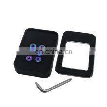 6PCS M5*15 Titanium Alloy Racing Screw Steering Steering Wheel Bolts thumbnail-4