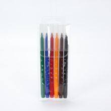 Factory Price Good Quality 12 Colors Non-Toxic Ink Felt Pen Student Kid Art Washable Fiber Tip Watercolor Pen thumbnail-2