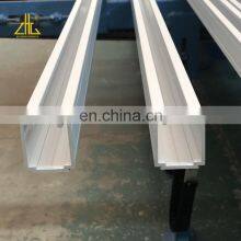 Powder Coating Aluminium Curtain Track Profile Hanging Rail Extrusion thumbnail-1