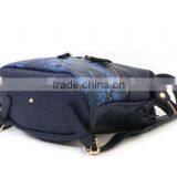 Genuine Cow Leather Black Travelling Backpack School Backpack Bag for Men for Women thumbnail-4