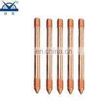 Factory Price Dia 16mm Copper Plated Steel Ground Rod 1.8 Meter Bonded Earth Rod thumbnail-4