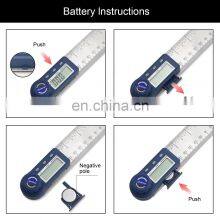 0-500 mm 8'' Stainless Steel Digital Angle Finder Digital Angle Ruler 2-in-1 Electronic Protractor thumbnail-5