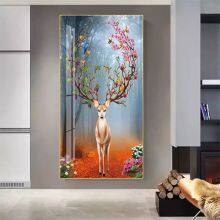 3D Wall Art Modern Abstract Animal Print Art Painting thumbnail-3