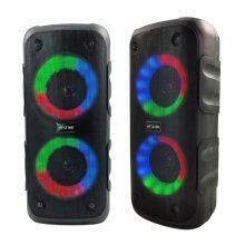 HF 2166 Mini Subwoofer Music Sound Box Boombox Speakers With Mic Blue Tooth BT RGB Speaker thumbnail-2