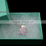 Trending Jewelry Accessories Finding Cute King Smurf Cartoon Pendant Necklace Children Gift Necklace thumbnail-3