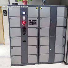 Heavy Duty Electronic Lockers High Frequency Encryption Anti-Magnetic 48 Door Factory Industrial Workplace Security Storage thumbnail-3