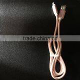 Hot Products Wholesale High Speed Braided 2 in 1 Charging Data Micro Usb Cable thumbnail-5