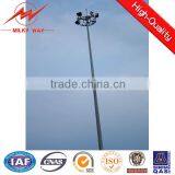 Multisided Hot Dip Galvanized Led High Mast Light With 6*1000 Watt HPS for Airport Lighting