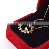 Christmas Accessories Jewelry Rhinestone Tassel Necklace Gold thumbnail-2