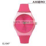 2015 Popular Fashion Wrist Watches,china Silicon Watch ,quartz Stainless Steel Back Watch