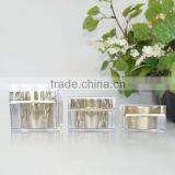 High End 30ml/50ml/80ml Cosmetic Acrylic Jar in Quadrate Shape thumbnail-5
