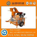 Mobile Compressed Earth Interlock Brick Making Machine With Car Tire Quality Choice