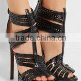 Office uniform designs sandals for women sexy high heel platform sandals gladiator platform sandals