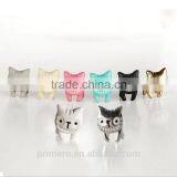 New Kawaii Piercing Ear Stud Smiley 3d Cat Earrings Jewelry Factory China thumbnail-3