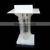 Acrylic Lectern With Crystal Column/ Cheap Acrylic Pulpit thumbnail-2