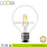 Clear Frosted Milky Glass 2200k 2500k 2700k E26 E27 Dimmable 4W 6W G95 G125 LED Filament Bulb thumbnail-2