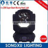 Best Factory Price 4x25w New Hot Product Competitive Price Led Wash Moving Head for Stage Used thumbnail-1