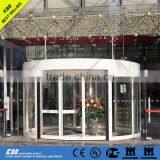 2 Wings Automatic Revolving Door for Hotel, CE UL GOST ISO9001 Certificate