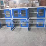 Customized Lab Side Bench With Wall Cupboard thumbnail-2